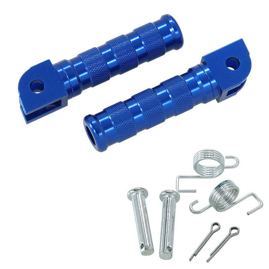 CNC voetsteuntjes - 21 mm blauw voor Dax en Monkey modellen