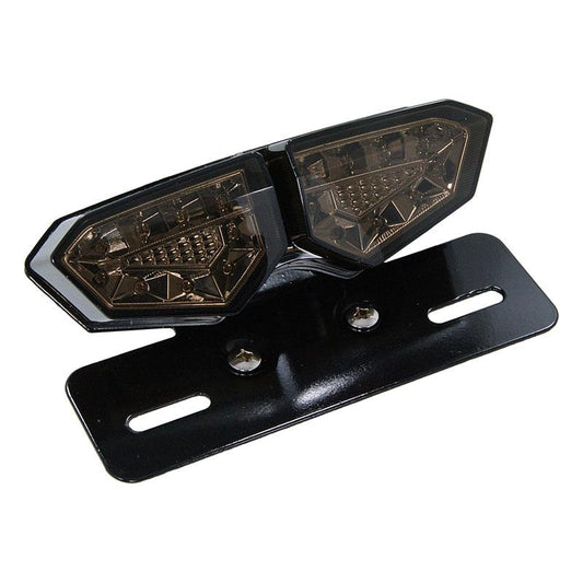 Achterlicht Diamant LED model smoked met ingebouwde knipperlichten