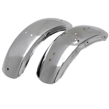 Ensemble de garde-boue chromés (Avant + Arrière) - Type original pour Honda Dax (6V)