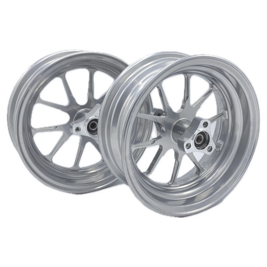 Rim set silver tubeless 10 inch disc brake 2.75 – 3.50 Dax