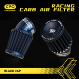 Filtre à air coudé noir CPO - choix de raccordement 35mm, 45mm et 48mm 