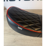 Unique Kepspeed seat for Dax 2.5- and 3.5-liter models—new model not yet released