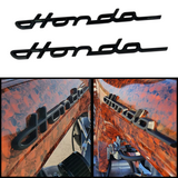 Autocollants emblème Honda S800 Noir (repro) Ensemble de 2 pièces 