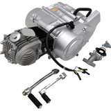 72cc Motorblock silber - Manuell - 4 Gänge Kickstart. Dax,. 70cc 