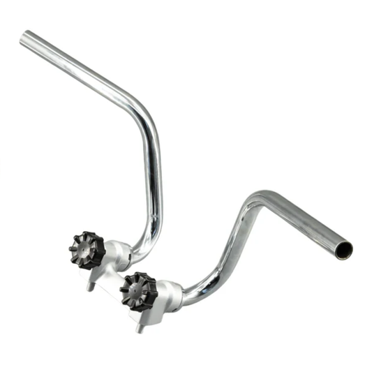 Originaler Lenker-Satz - Silber / Chrom für Honda, Skyteam, Zhenua,... Dax 