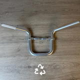 Daytona-style handlebar, silver—22.2 mm with brace. New without packaging