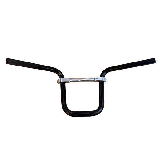 Guidon avec support de guidon - Type Daytona. Diamètre 22,2 mm - Look BMX noir 