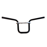 Guidon avec support de guidon - Type Daytona. Diamètre 22,2 mm - Look BMX noir 