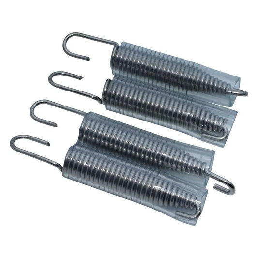 Set of 4 exhaust springs for Dax, PBR and other mini 4-stroke mopeds. Length 80mm