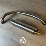 Dax low-mount exhaust with damage to the pipe (see photos)