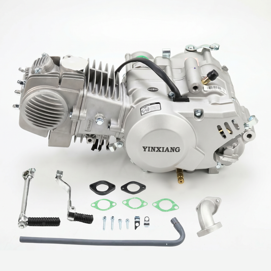 YX 150cc engine block with light flywheel CRF Look – with accessories 