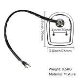 Achterlicht LED Smoked / gerookte lens voor Dax - 12 volt