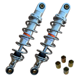 Federbeine hinten / Stoßdämpfer 285 mm OKD-Typ-Set mit 6 Federn – Chrom
