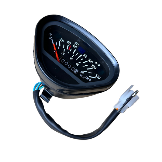 Odometer for Dax 140km/h black for Chinese wiring harness