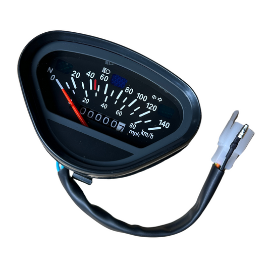 Odometer for Dax 140km/h black for Chinese wiring harness