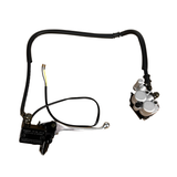 Ensemble d'étriers de frein standard à 2 pistons avec conduite de frein et maître-cylindre 