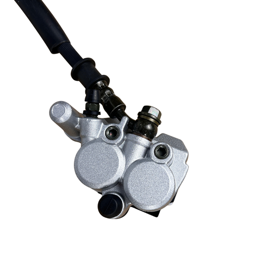 Ensemble d'étriers de frein standard à 2 pistons avec conduite de frein et maître-cylindre 