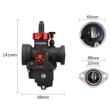 Carburateur Nibbi PE 22mm version de course à bride 