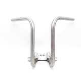 Lowrider OT handlebar for Dax and Monkey Chrome / silver colored