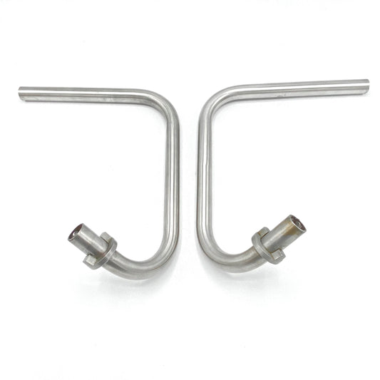 Lowrider OT handlebar for Dax and Monkey Chrome / silver colored