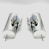 Two additional aluminum fuel tanks chrome - 1 liter