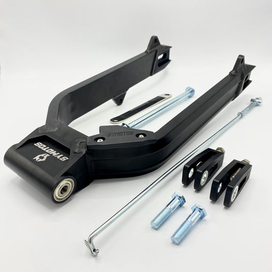 Swingarm black Dax choice of +6cm or +10cm Symotos