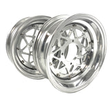 Wheels set black - 3.50 x 3.00 x 10 inch - for Dax and Monkey 