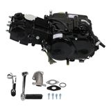 90-ccm-Komplettmotor, schwarz – Schaltgetriebe – 4 Gänge, Kickstart. Dax, (88 ccm)