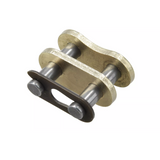 Motochain 420H Gold Chain Link Includes connecting plate and locking clip