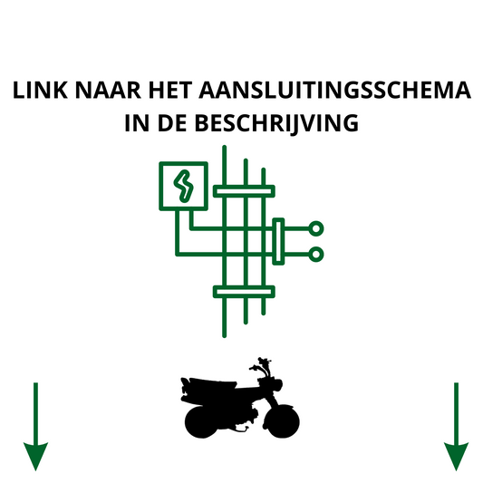 Connection diagram Skyteam ST50-6, ST110 and ST125 wiring harness