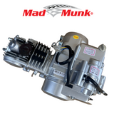 Madmunk 125cc engine block silver - Manual - 4 Gears kickstart. Dax, monkey, Pitbike,.. 
