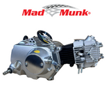 Madmunk 50cc Engine block silver- Manual - 4 Gears kick start. Dax,. (49cc) 
