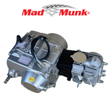 Madmunk 50cc Engine block silver- Manual - 4 Gears kick start. Dax,. (49cc) 