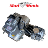 Madmunk 125cc engine block silver - Manual - 4 Gears kickstart. Dax, monkey, Pitbike,.. 