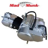 Madmunk 50cc Engine block silver- Manual - 4 Gears kick start. Dax,. (49cc) 