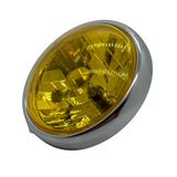 Multi Reflector Headlight diamond yellow and chrome for Dax