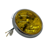 Multi Reflector Headlight diamond yellow and chrome for Dax