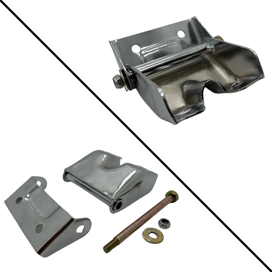 Saddle hinge / saddle holder for Dax chrome