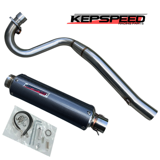 Kepspeed exhaust carbon upper for Dax and Monkey