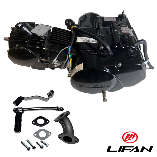 Lifan 50cc Engine block black - Manual - 4 Gears kick start. Dax,. (49cc)