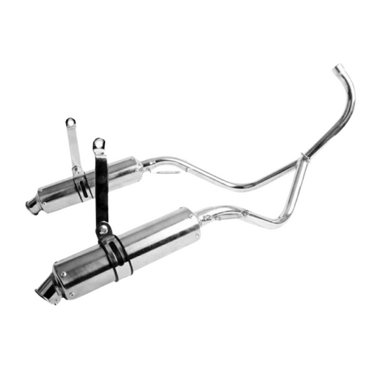 Chromed Double Exhaust Dax - Underlay Model