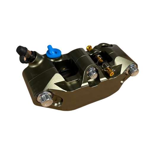 Complete CNC brake caliper with 4 pistons - Brembo type