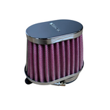 Takegawa air filter oval - chrome with 46mm connection