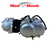 Madmunk 110cc engine block silver / gray - Manual - 4 Gears kickstart. Dax,.. (108cc) 
