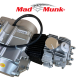 Madmunk 110cc engine block silver / gray - Manual - 4 Gears kickstart. Dax,.. (108cc) 