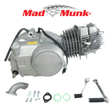 Madmunk 140cc motorblok zilver / grijs - Manueel - Kickstart