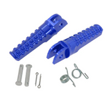 Footrests suitable for Dax and Monkey blue-colored 