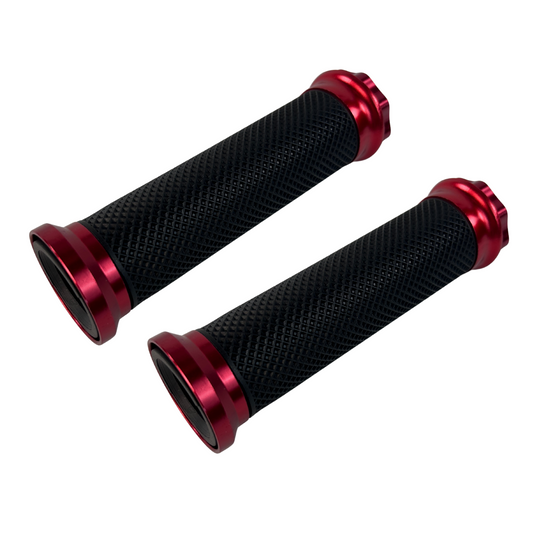 Red grips for 22.2mm handlebars Dax, Monkey, PBR, Pitbike.. 