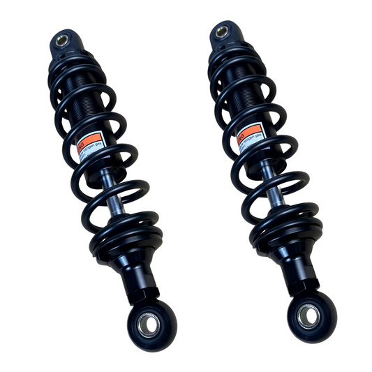 Rear springs / shock absorbers 285mm OKD type set with 6 black coils 