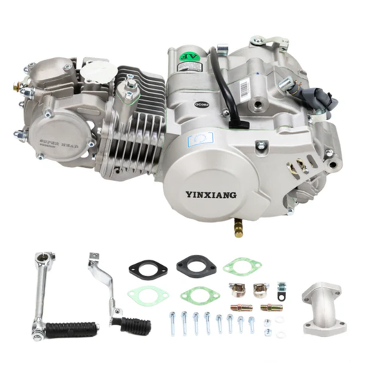 Komplett YX 170cc Superhead Motorblock 12V CDI – inklusive Zubehör 